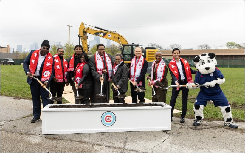 Groundbreaking of Chicago Fire Training Facility on Near West Side