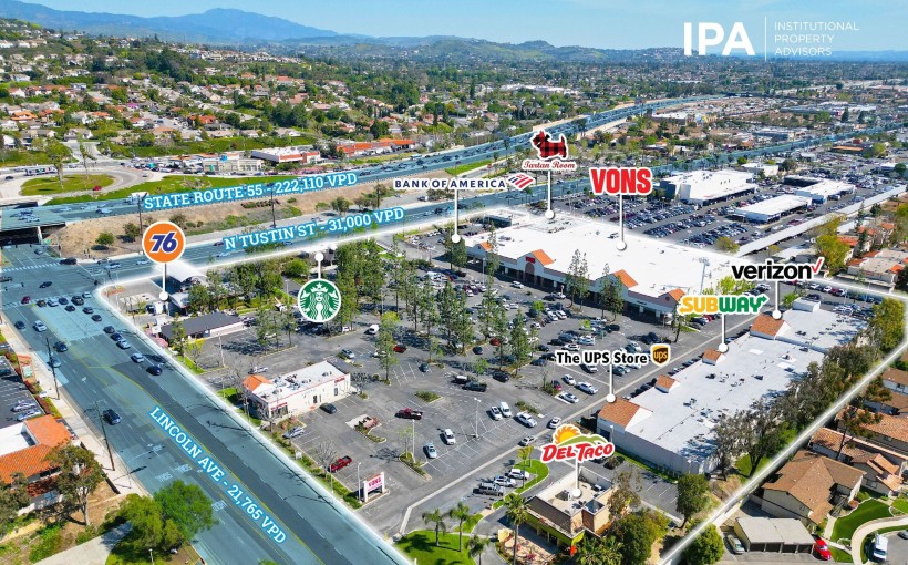 For Sale: Orange Retail Property Anchored by Vons Grocery Store - IPA Lists