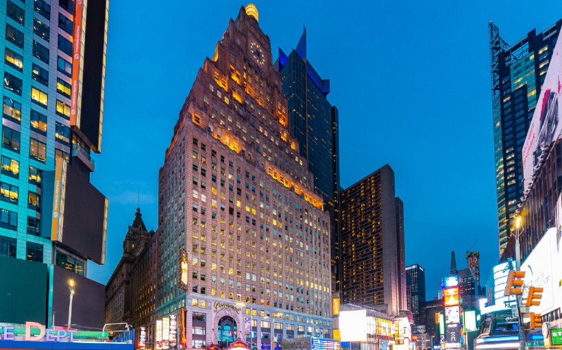 Lease 25,000+ SF Office Space at The Paramount Building in Times Square