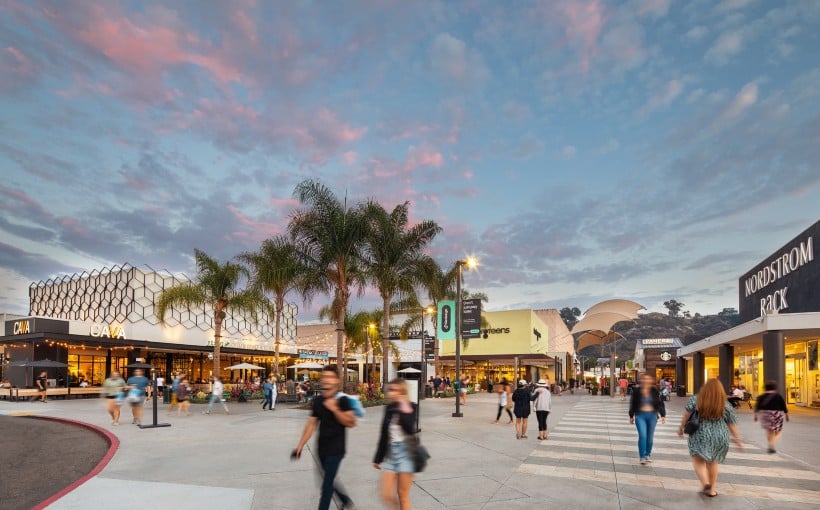 Lowe and Real Capital Solutions Buy Mission Valley Retail from URW in San Diego