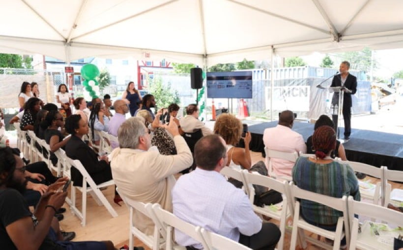 Groundbreaking of Passive House Affordable Housing in Washington DC's Ward 7 by NDC