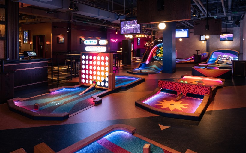 Experience Puttshack Mini Golf at Harbor East's Exciting Mixed-Use Project