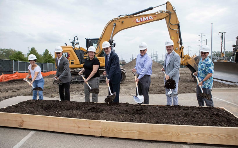 "Focus Breaks Ground on New Tesla Center in Northbrook"