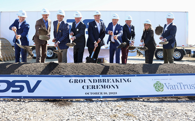 "Construction Begins on Columbus Industrial Building by VanTrust and DSV"