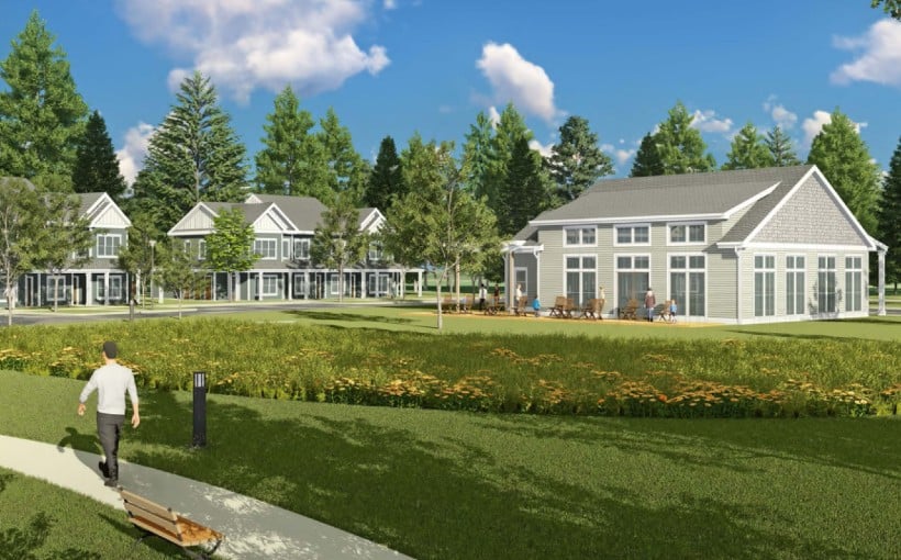 Construction of Wareham Affordable Housing Development in Progress