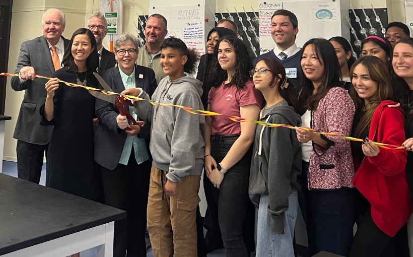 IQHQ Funds Five STEM Labs at Brighton High School