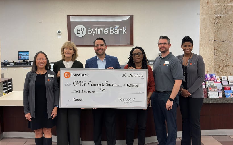 Byline Bank Donates $30,000 to Communities on Giving Tuesday