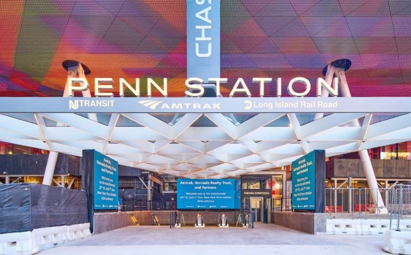 "7th Ave Penn Station Entrance Now Open"