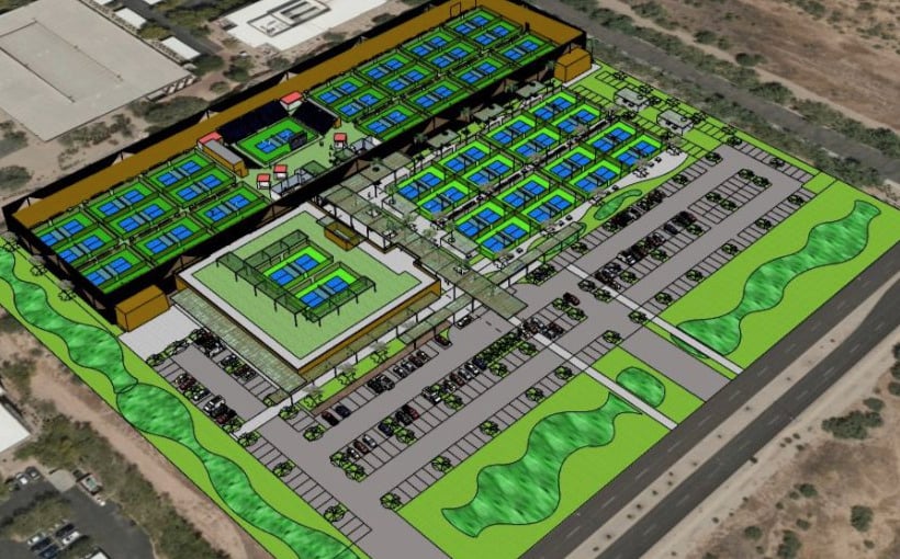 "New Pickleball Center Coming to Scottsdale - 44 Court Facility"