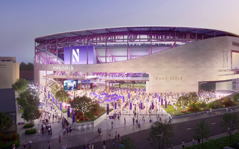 Evanston Approves $800 Million Renovation of Northwestern's Ryan Field