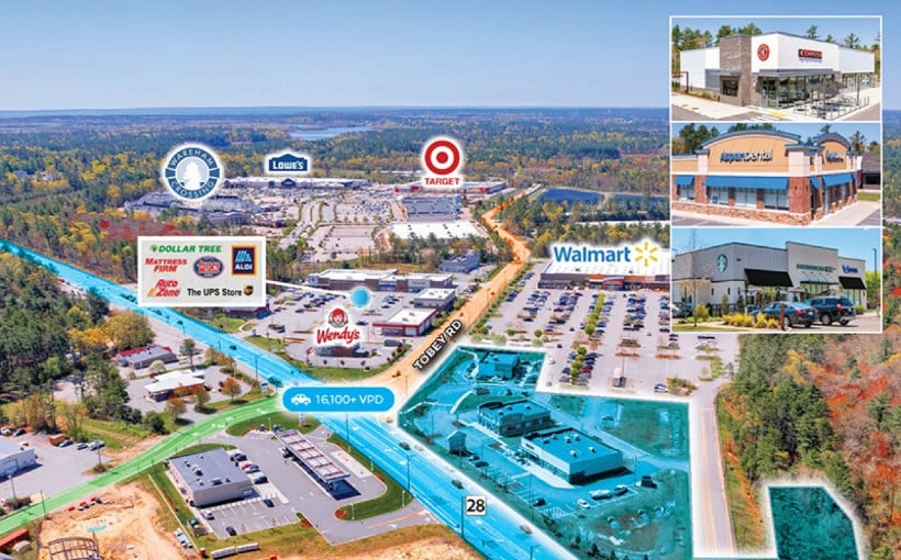 "Retail Pad Sites in Wareham Sold for $8M - Three Available Now!"