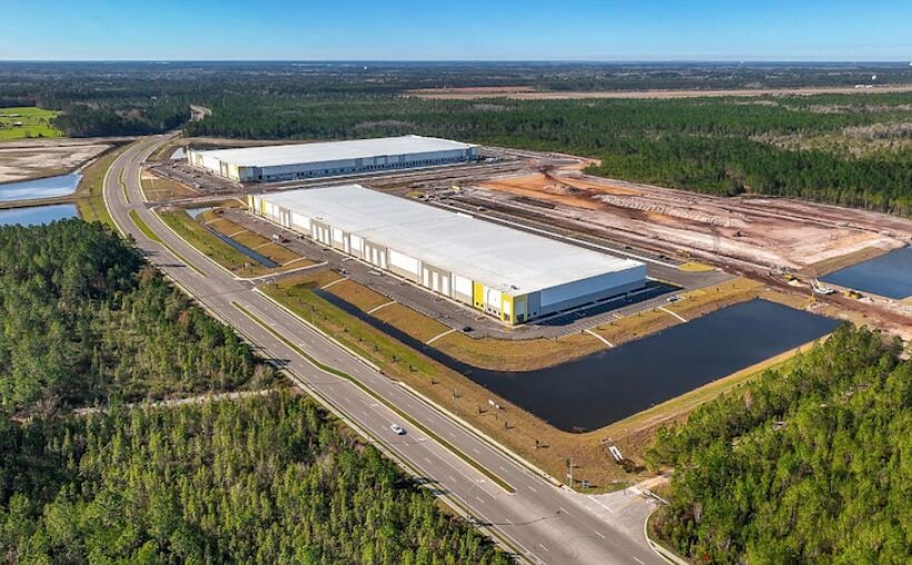 "Planned 337K SF Spec Warehouse in Jax Business Park"