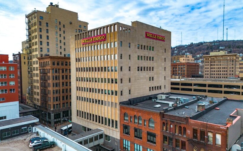 "Downtown Duluth's Wells Fargo Center Now Available for Sale"