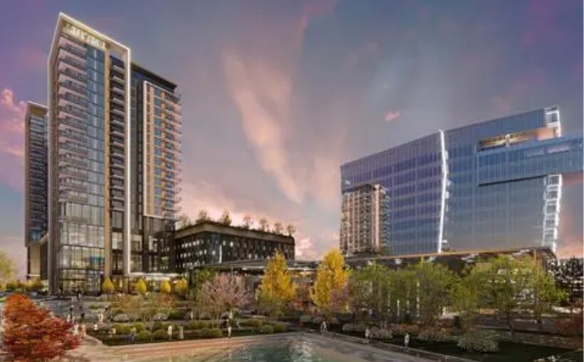 Life Time Building Raleigh: Fitness Facility and Residential Tower