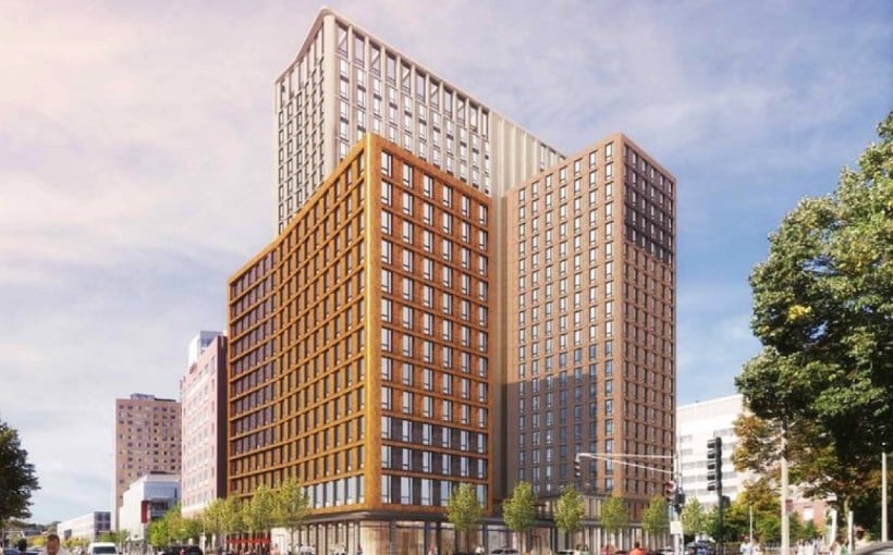 "Northeastern University to Construct 23-Story Tower for 1,400 Students"