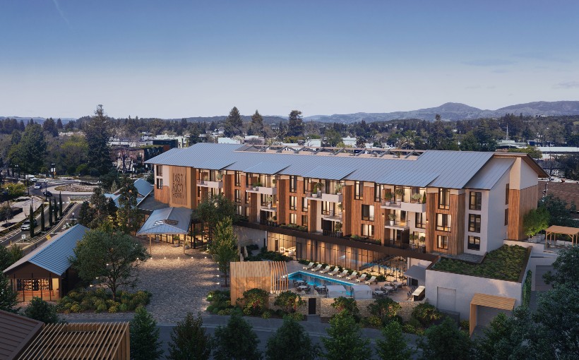 Luxury Hotel Anchors Mill District in Downtown Healdsburg