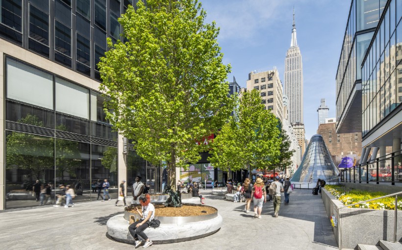 "Discover Vornado's New Midtown Public Space: Plaza33"