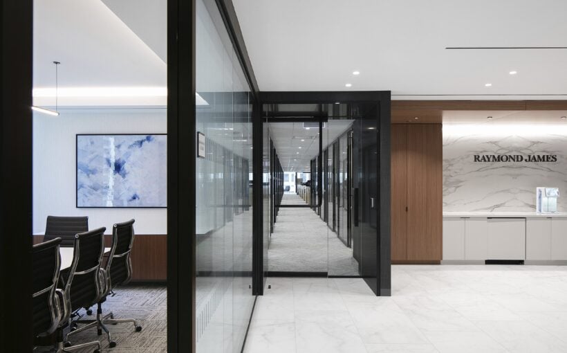 "Renovated West Loop Office Welcomes Raymond James"