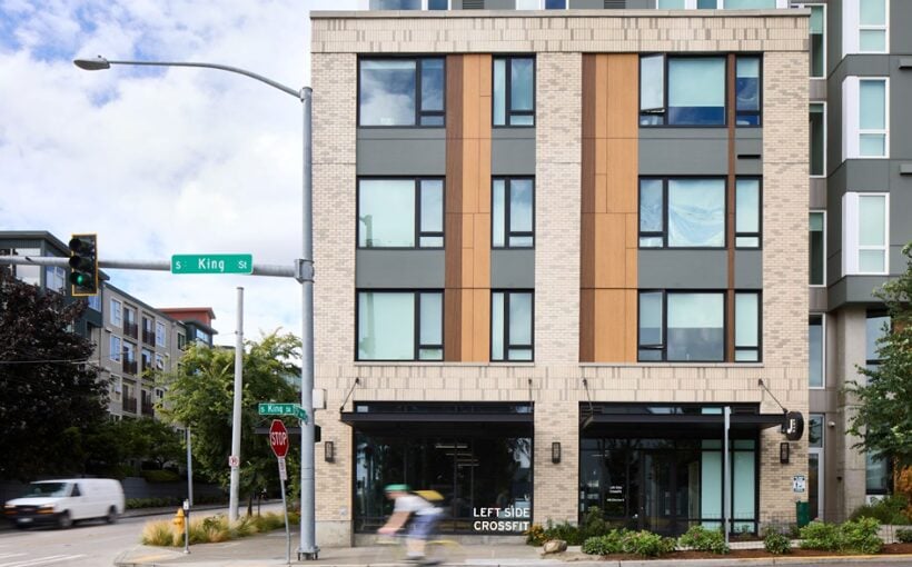 "Jackson Apartments in Seattle Welcome Left Side CrossFit by Vulcan Real Estate"