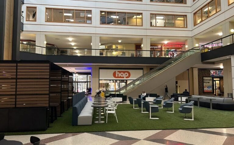 Atrium For Building Farbman Group Reveals Updated New Center One Atrium | CRE Market Beat