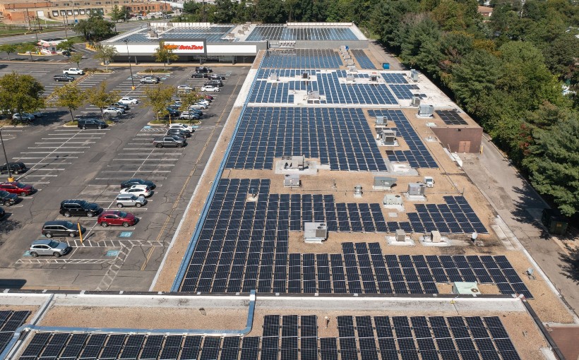 "Glen Burnie Shopping Center's Rooftop Solar Revealed by Broad Street Realty"