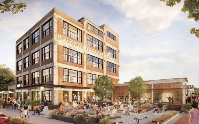 Montrose Meat Packing Plant and Theater Being Transformed into Office and Retail Space