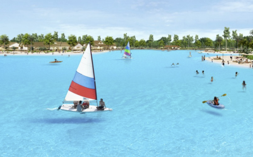 Crystal Lagoon Now Open at New Development in Katy