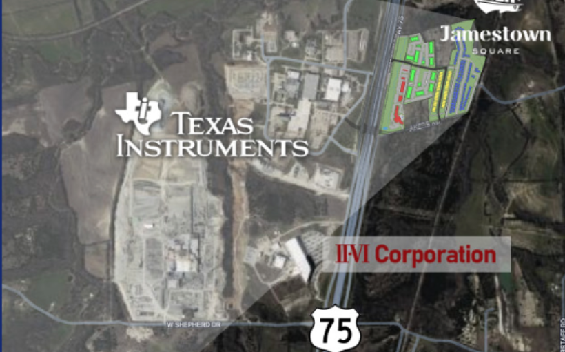 Construction Progressing on $250 Million Sherman Development Opposite Texas Instruments