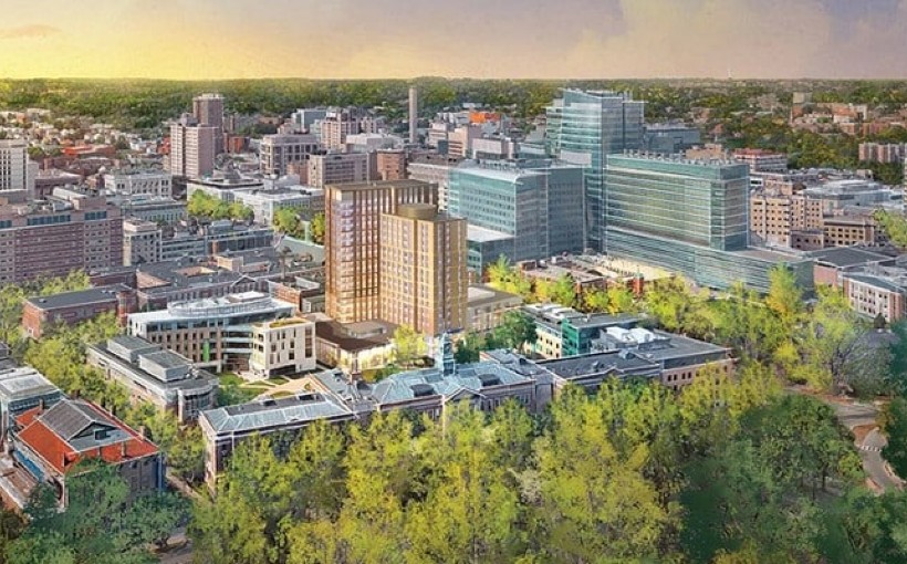 Simmons University and Skanska Celebrate Topping Out of Living and Learning Center