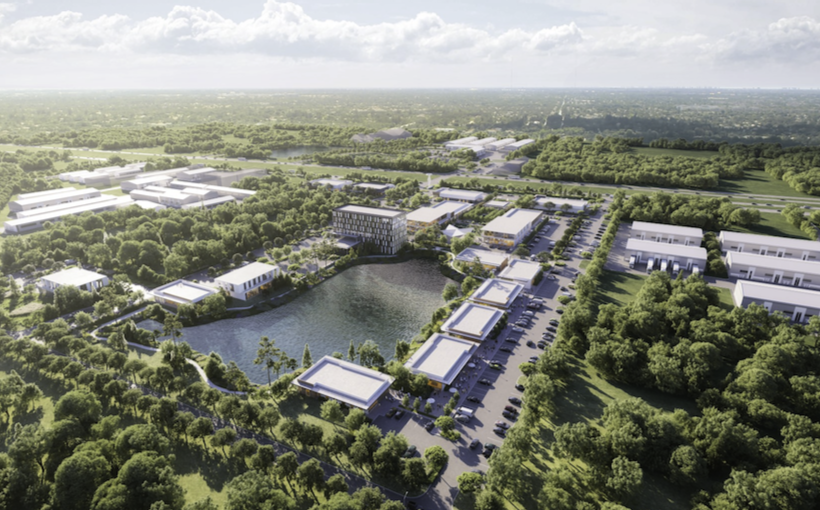 Construction Progressing on 130,000-Square-Foot Mixed-Use Development in Fulshear