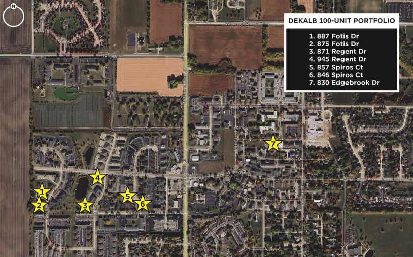 SVN Chicago Finalizes Sale of 100-Unit Multifamily Portfolio in DeKalb