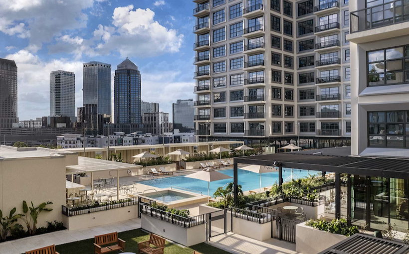 Cascade Secures $110 Million Refinancing for Water Street Tampa Mixed-Use Apartment-Hotel Project