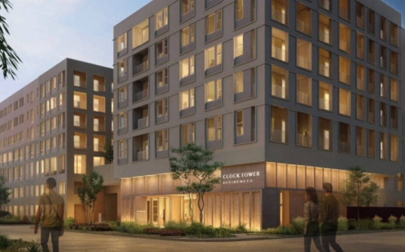 Radom Building Apartment Community Located Near Prominent Houston Landmark