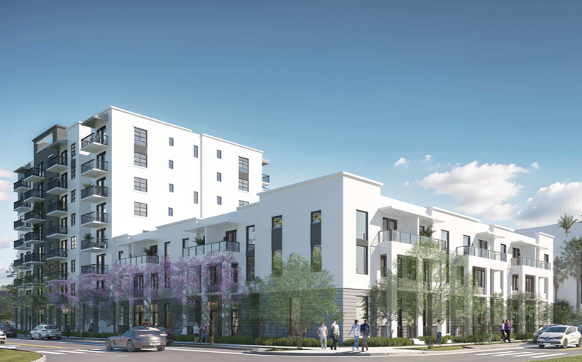 Portman Adds Row Houses and Townhomes to Pompano Beach Rental Project