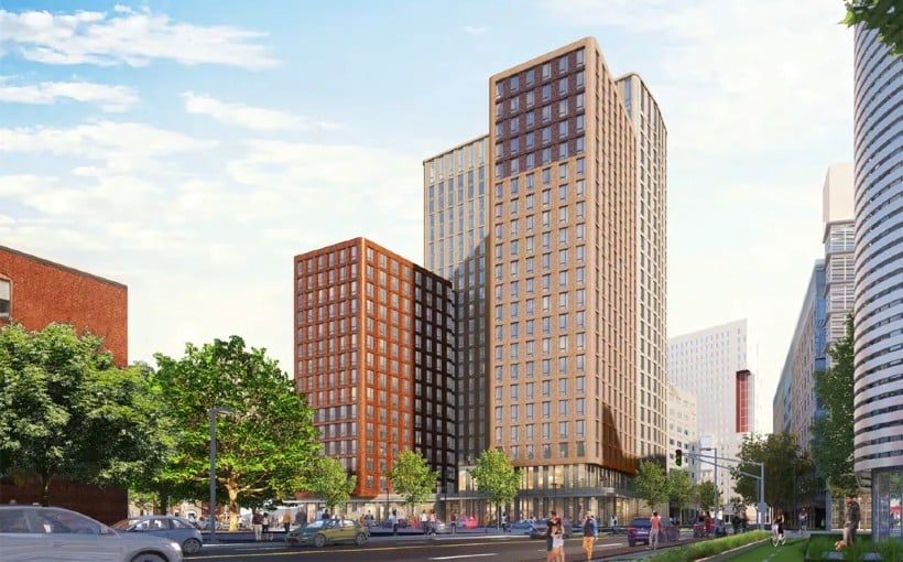 Construction Begins on 23-Story Dormitory at Northeastern University in Boston
