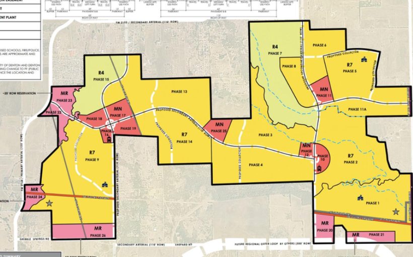 Denton Development Planned with 1,515 Apartments and 1.2 Million Square Feet of Commercial Space