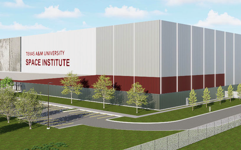 NASA 400K-SF Space Institute Tops Out