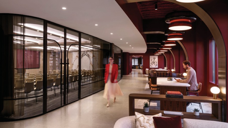 Chiofaro Unveils Tenant-Only Amenity Center at International Place