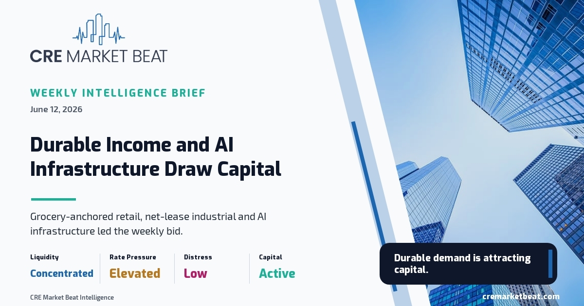Durable Income and AI Infrastructure Draw Institutional Capital