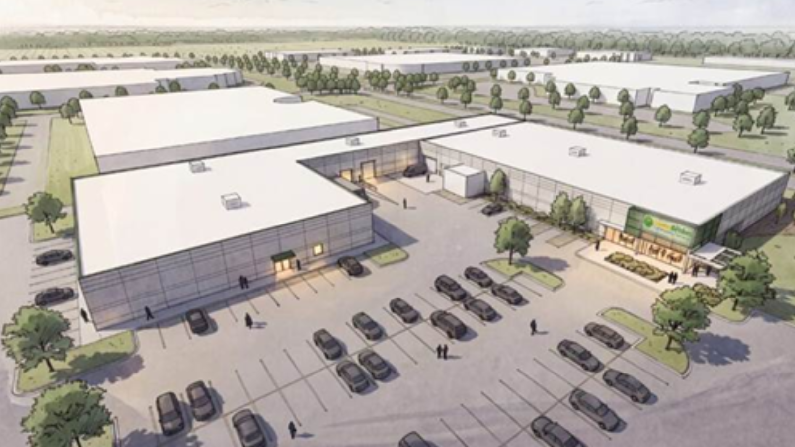 Krusinski Construction Starts Work on 32K-SF Addition to Aurora Distribution Hub