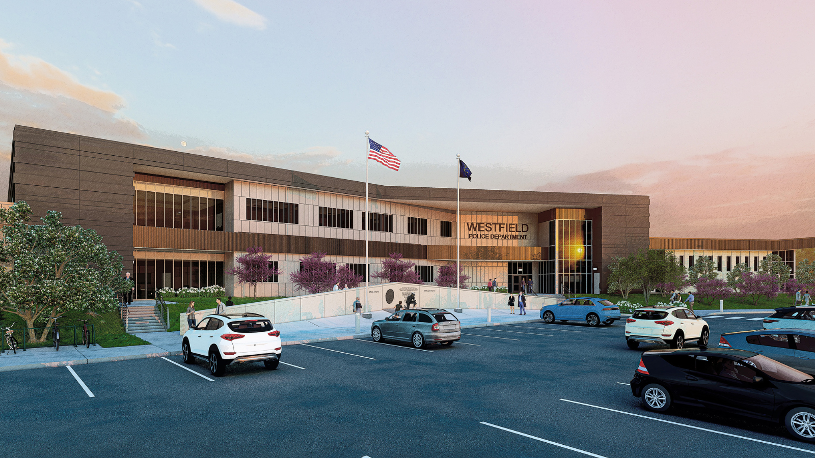 Construction Tops Out at New Indiana Police Department HQ