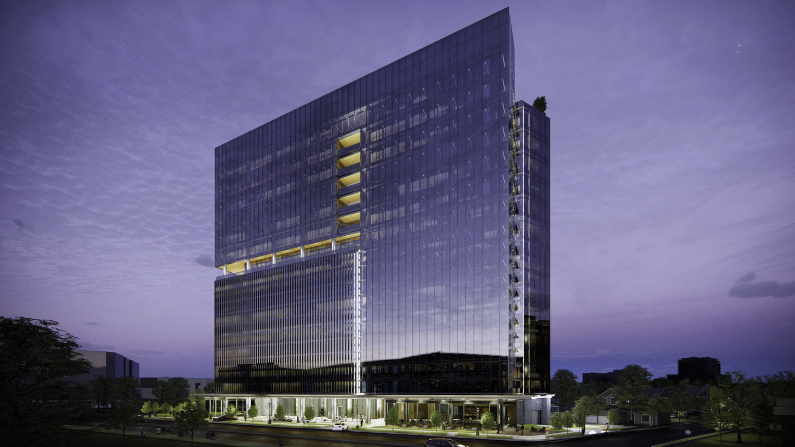 Home 23 Work Underway on 17-Story McKinney Office Building