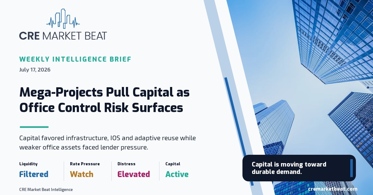 Mega-Projects Pull Capital as Office Control Risk Surfaces