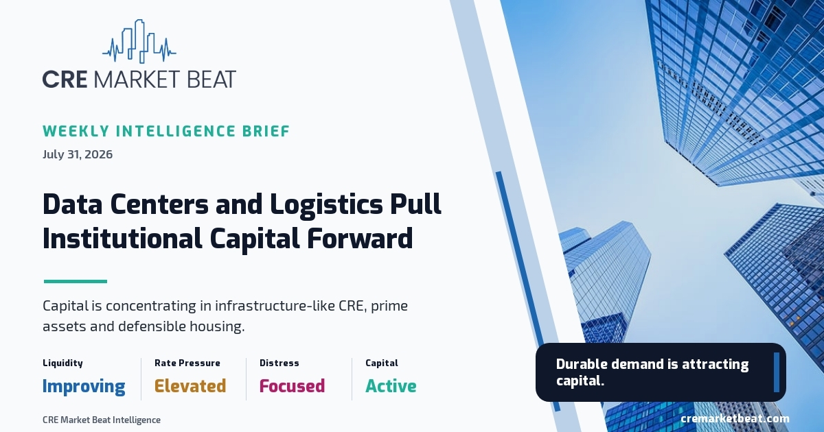 Data Centers and Logistics Pull Institutional Capital Forward