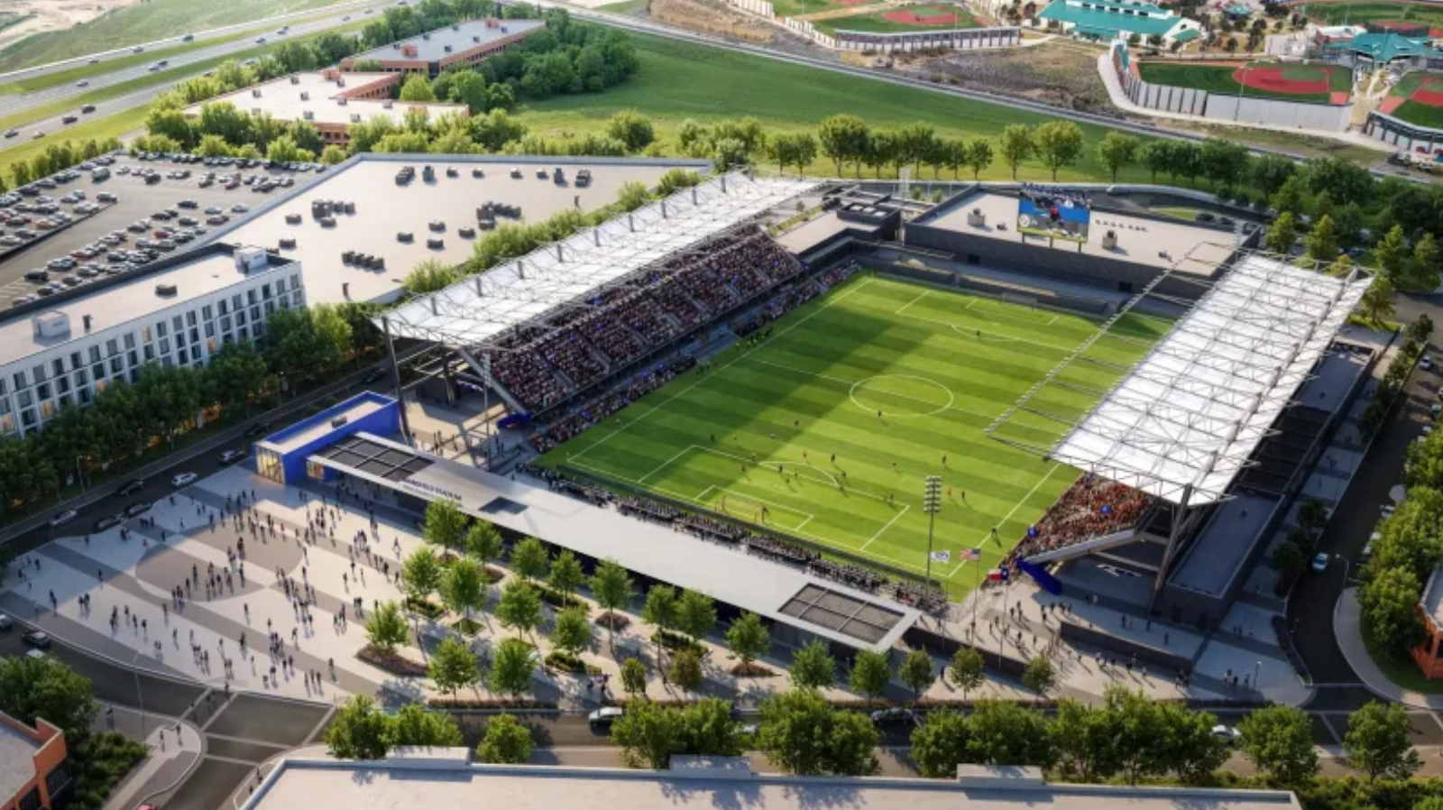 7,000 Seat Stadium Joins Mansfield Entertainment District