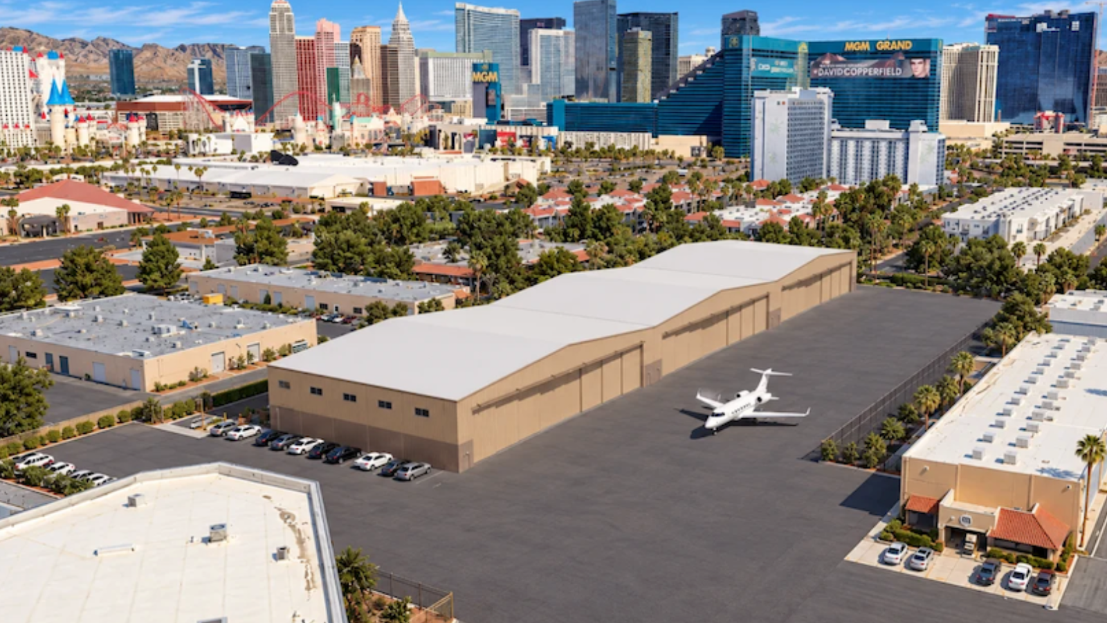 Work Underway on Las Vegas Airport Hangars, Office Space